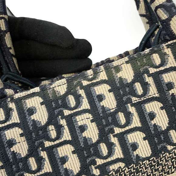 Christian Dior Tote Bag Book Oblique Small Canvas Trotter - Picture 8 of 12